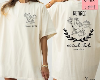 Retirement Cruise Shirt, Funny Retired Gift, Retirement Vacation Tee, Officially Retired Travel Shirt