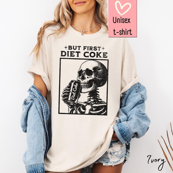 Diet Coke Lover Funny Skeleton Shirt Comfort Colors Halloweenshirt Soda Lovers Shirt Diet Coke Gifts Soda Gift Shirt Funny Coke Soda Shirt