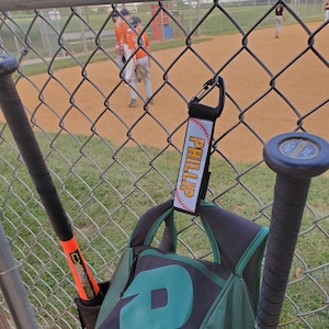 Baseball-Team-Unterstand-Organisatoren und Taschenanhänger (10er-Pack Rabatt), personalisierte Hochleistungs-Dugout-Zaunhaken, kundenspezifischer Gepäckgurt