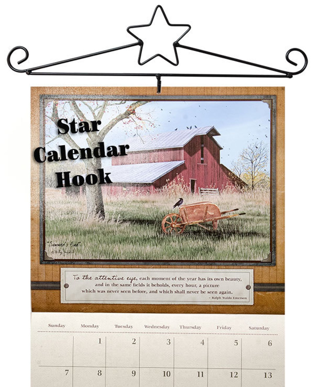 Star Calendar Hook - Etsy