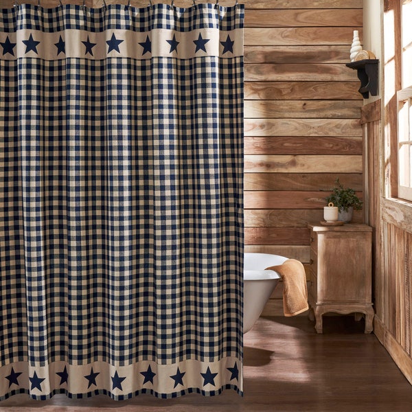 Country Star Shower Curtain