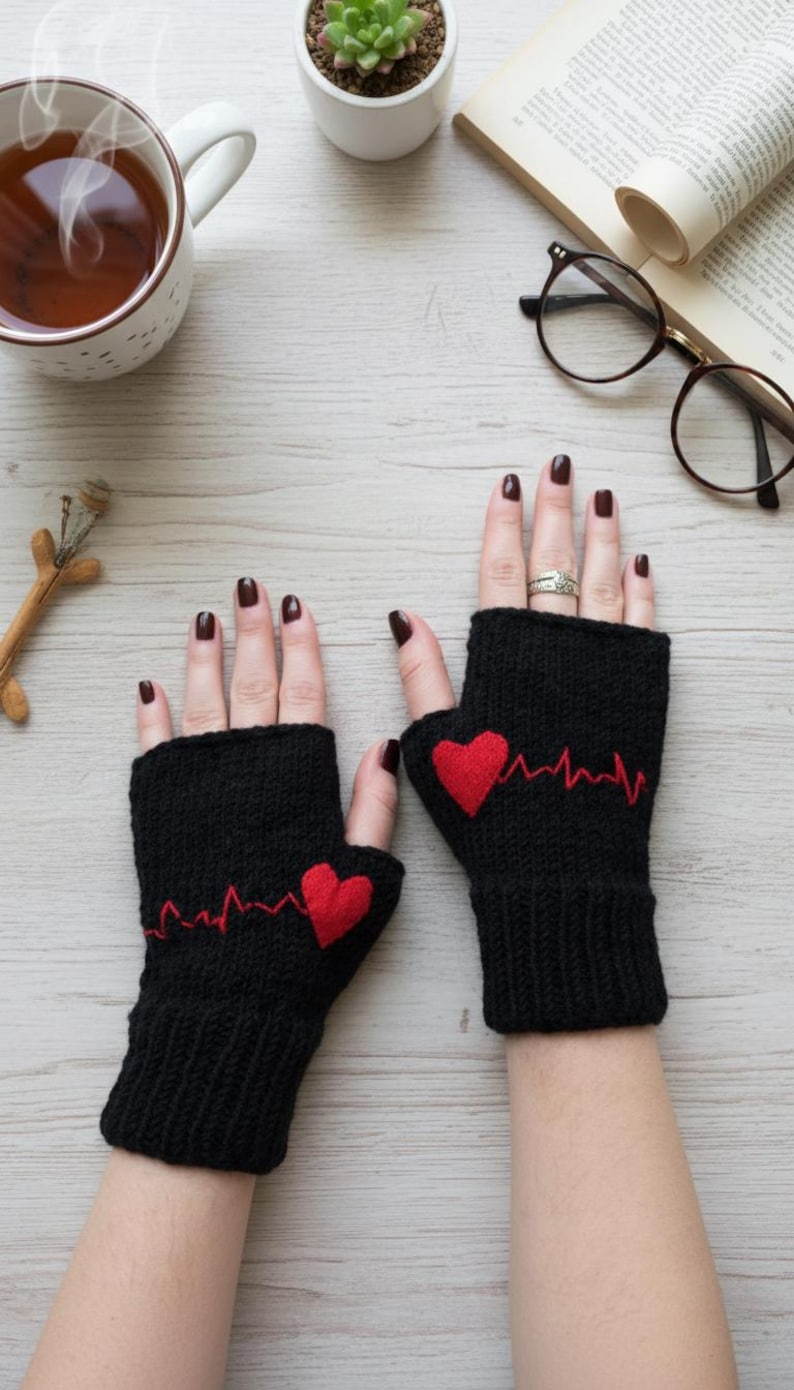 Livfull handgjord garnväska – Regnbågsvirkad väska – Axel- eller axelväska – Färgglad sommaraccessoar Heartbeat