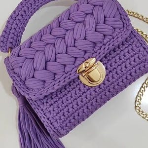 Handcrafted Blue Yarn Bag – Peanut Crochet Crossbody – Vibrant Festival Purse – Unique Summer Bag