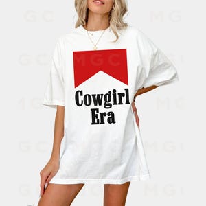 Comfort Colors Graphic Tee, Cowgirl Era Shirt, oversized cowgirl tee, country concert tee, yallternative babe, cute trendy cowgirl tshirt