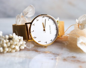 Islamic Gift Watch | Muslim Watch | Women's Minimal Arabic Numerals Watch | Rose Gold | Black | Silver | Gold