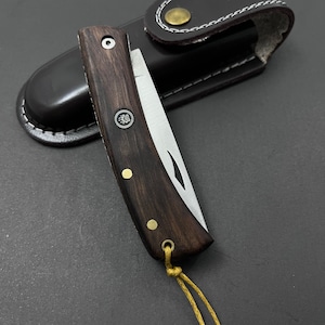 Camping Engraved Small Pocket Knife Survival Handmade Folding Knife Groomsmen Knives Set Personalized Groomsmen Best Custom Gifts For Men