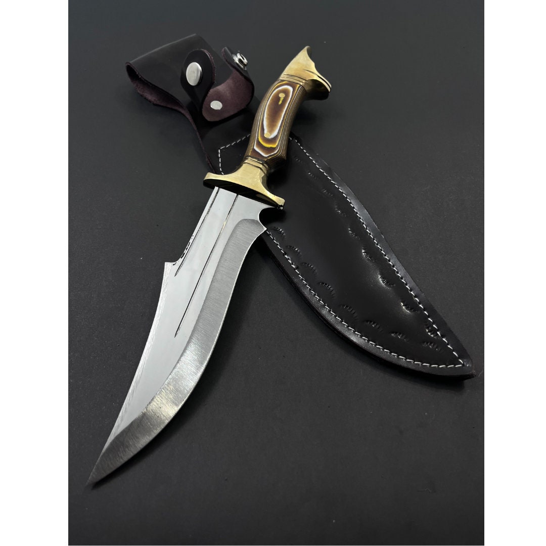 Personalized Full Tang Hunting Knife: 4116 Stainless Steel, Werzalit Grip