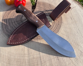 Benutzerdefinierte Messer Groomsmen Geschenk Messer Handgefertigte Jagdmesser Full Tang Klinge Gravierte Nesmuk Messer Jahrestag Geschenk Hochzeitsgeschenk