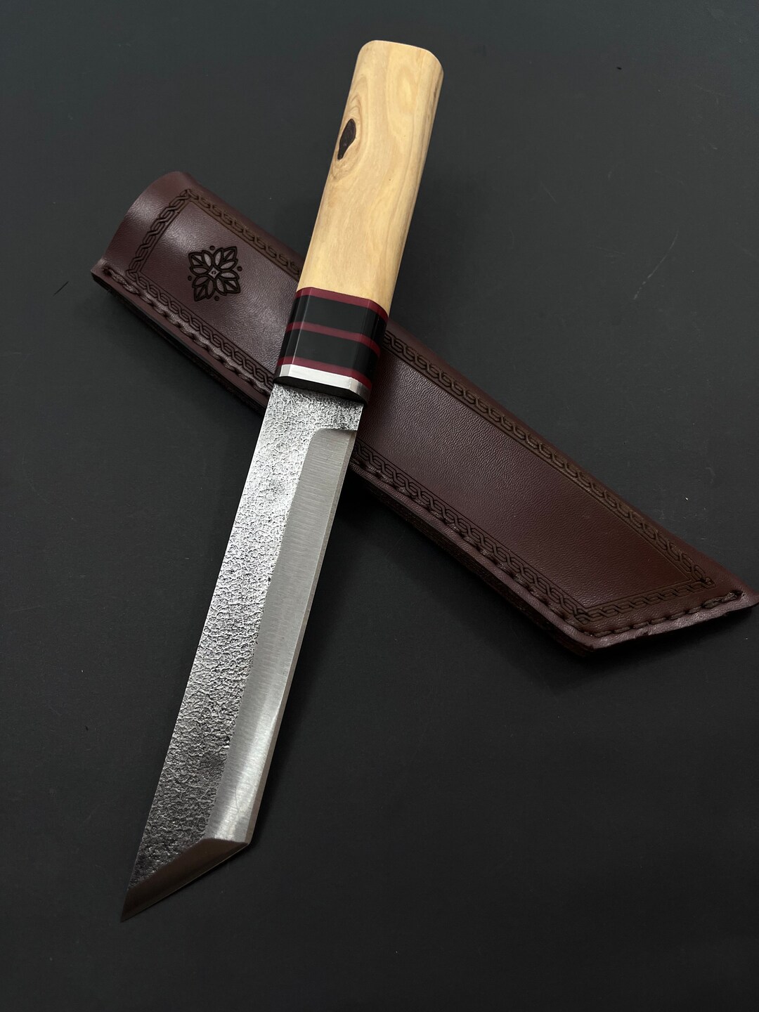 Hand Tanto Knife Japanese Knife Samurai Knife With Etsy