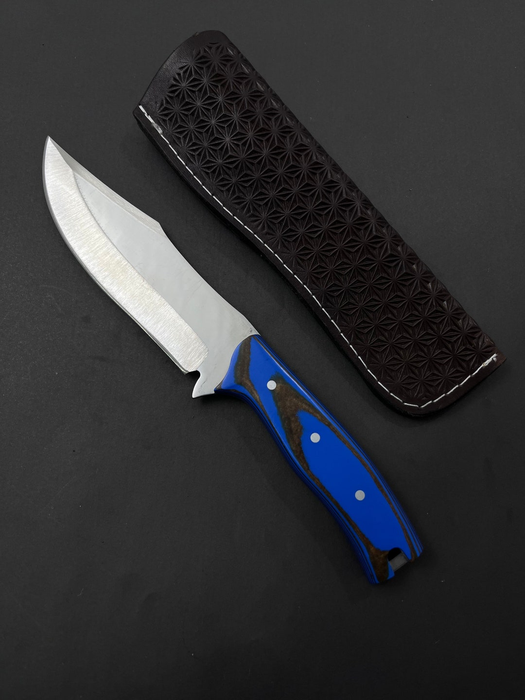 Handmade Knife Engraved Hunting Knife With Sheath Personalized Hunting