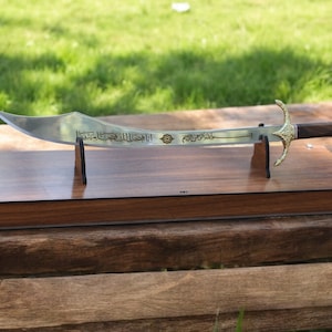 Arabia Islamic Sword: Custom Engraved Desktop Decor Gift