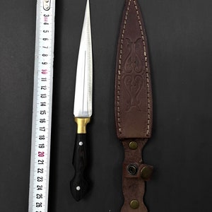 Handmade Custom Gift for Men Knife Double Edge Knive for Gift Pretty Dagger Personalized Gift For Women Dagger Garter Custom Engraved Gift image 5