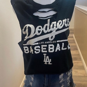 Dodgers crop top