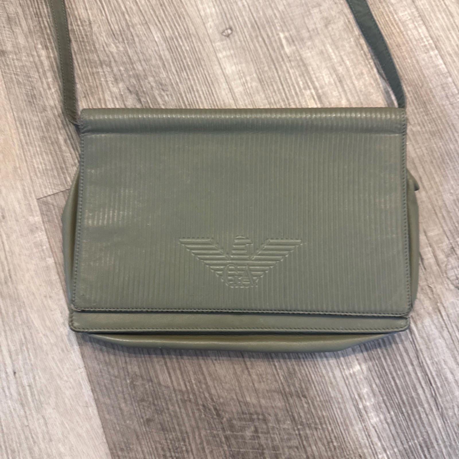 Vintage Giorgio Armani X Valextra Green Leather Envelope Clutch - Etsy