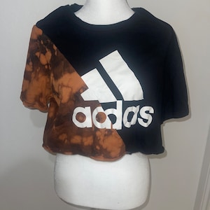 Adidas tie dye crop top