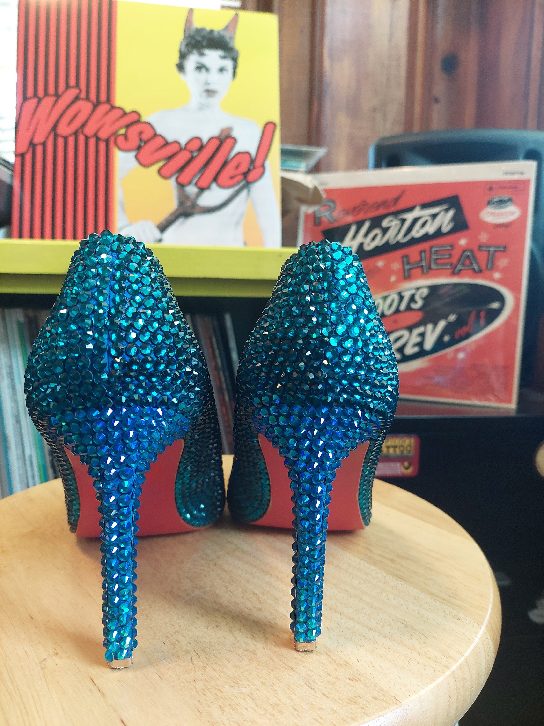 Christian Louboutin, High Heel Shoes, Swarovski Crystals – Blings 4  Blessings