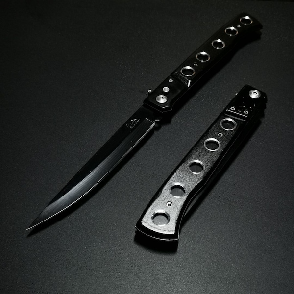 Long Blade Folding Knife Etsy