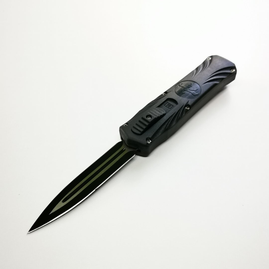 Vintage Style Gangster Knife. Classic Black Pocket Knife. Etsy