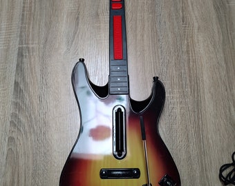 Modded Guitar Hero World Tour Controller With Mech Frets ,Pi Pico And More for Clone hero and console RGB NOW AVAILABLE