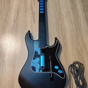 Modded Kramer Guitar Hero Controller With Mech Frets ,Pi Pico And More for Clone hero and Console RGB AVAILABLE