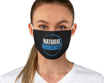 Fabric Face Mask - Nat. Immunity, Washable Face Mask, Reuseable Face Mask, Cloth Mask, Custom Mask