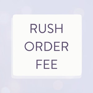 Rush Order Fee for Production at Barr & Belmont