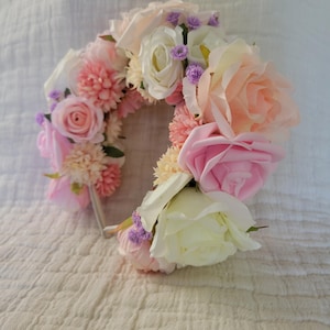 Silk Flower Headband: Custom Floral Crown