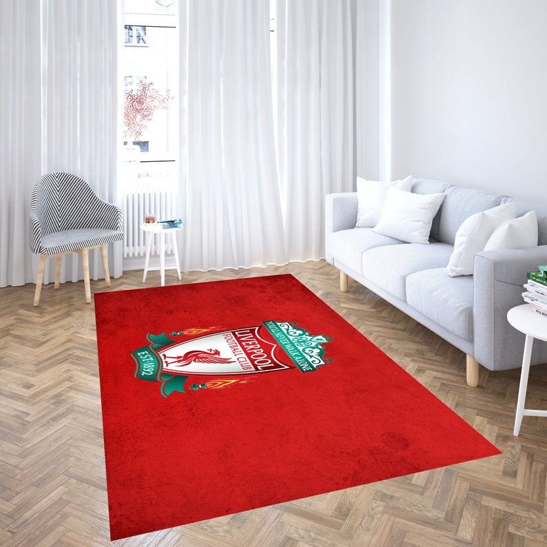 Liverpool Football Club Rug Sports Rug Liverpool Rug Etsy