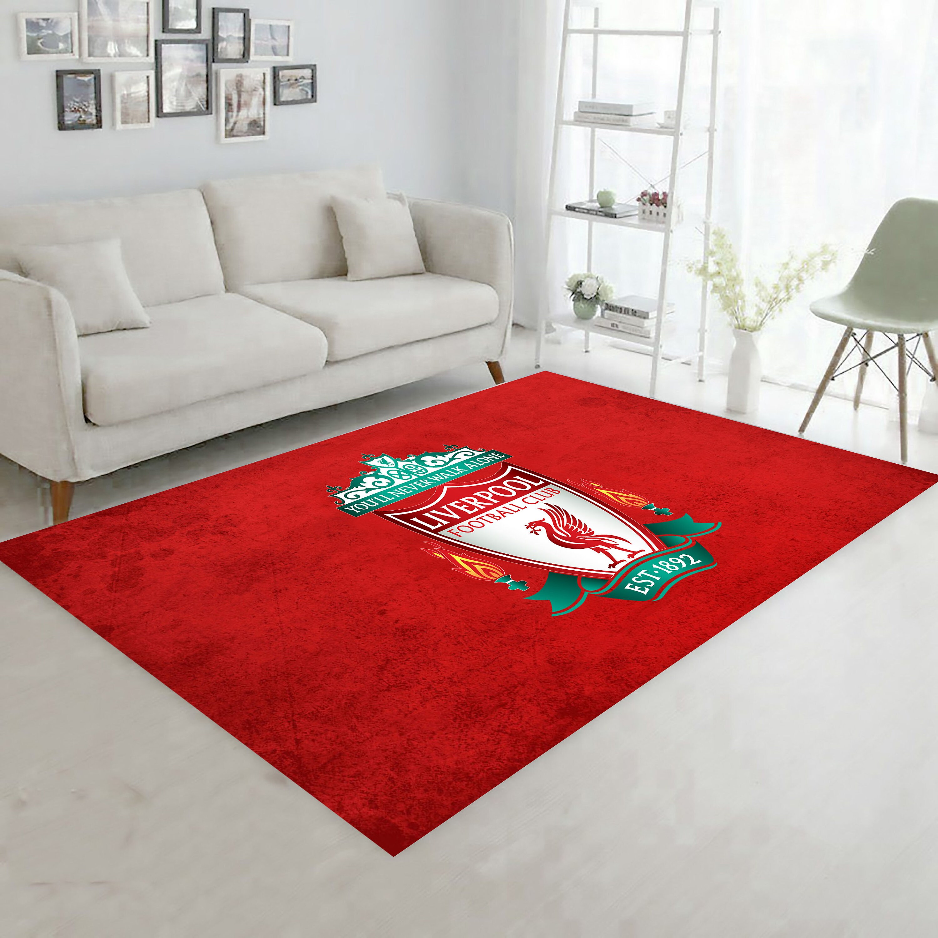 Liverpool Football Club Rug Sports Rug Liverpool Rug Etsy