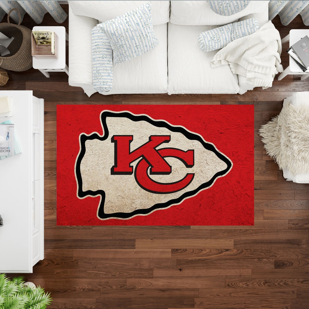 Kansas City Chiefs Rug American Football Rug Kansas City Etsy