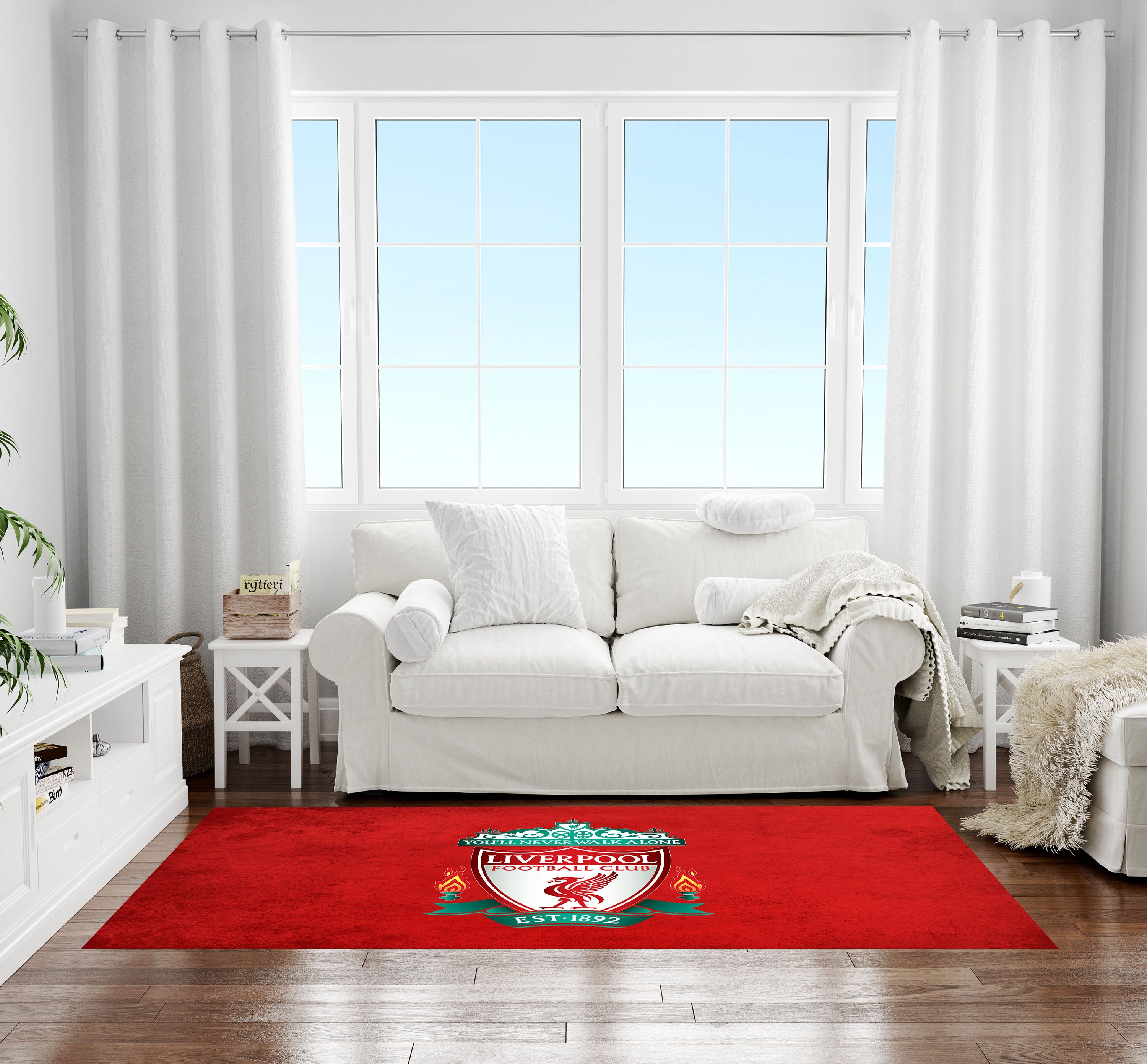 Liverpool Football Club Rug Sports Rug Liverpool Rug Etsy