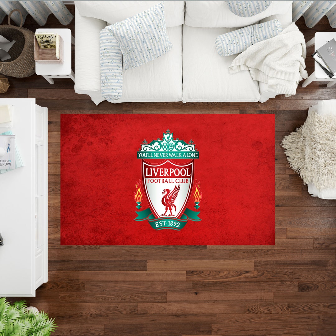 Liverpool Football Club Rug Sports Rug Liverpool Rug Etsy
