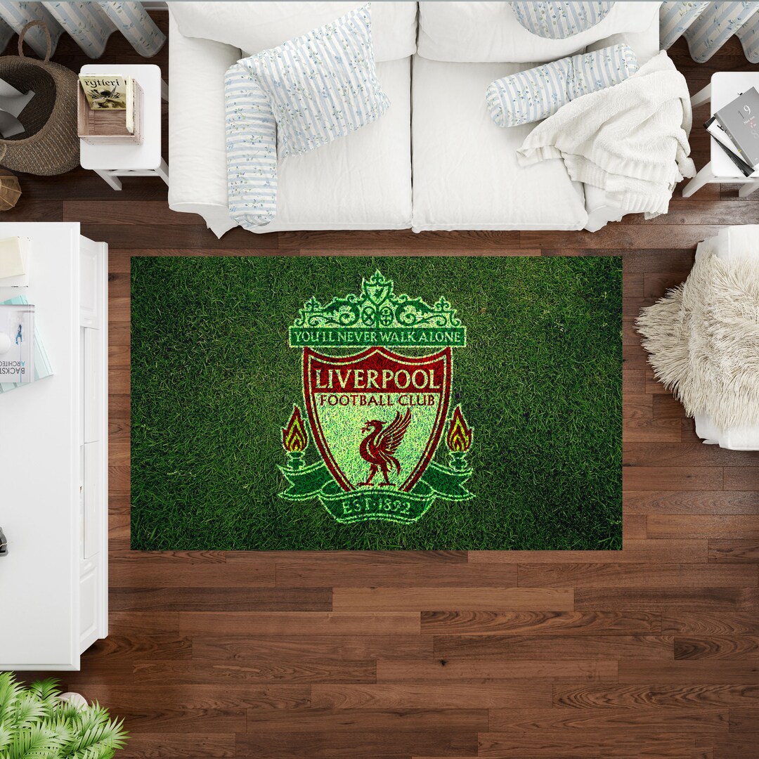 Liverpool Football Club Rug Sports Rug Liverpool Rug Etsy