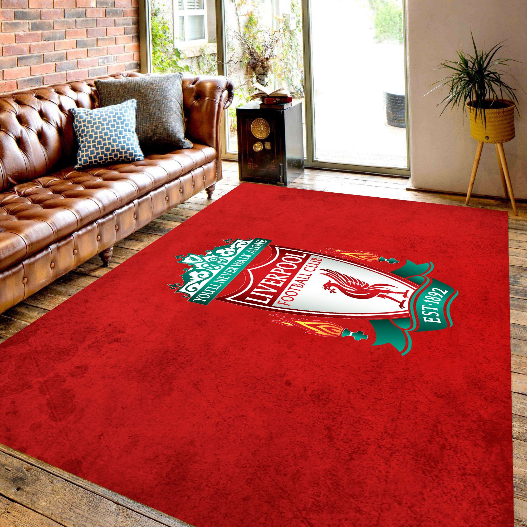 Liverpool Football Club Rug Sports Rug Liverpool Rug Etsy