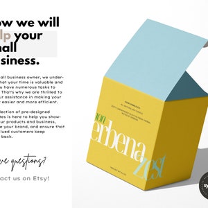 5 Personalized Candle Box Templates | Candle Gift Box | Custom Packaging |  Editable Template, Candle Box | 3x3x4.1 inches for 9 oz candle. Editable custom packaging for your own branding. Candle gift box,	personalized candle packaging,  logo box