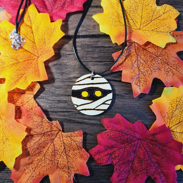 Spooky Mummy Necklace