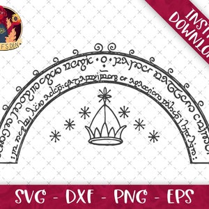 May include: A black and white illustration of a crown with stars and a circular inscription in a foreign language. The inscription reads "Gcenco crajmor i hiraz palbsj aprecnio morb cr apjrimop o nergic".