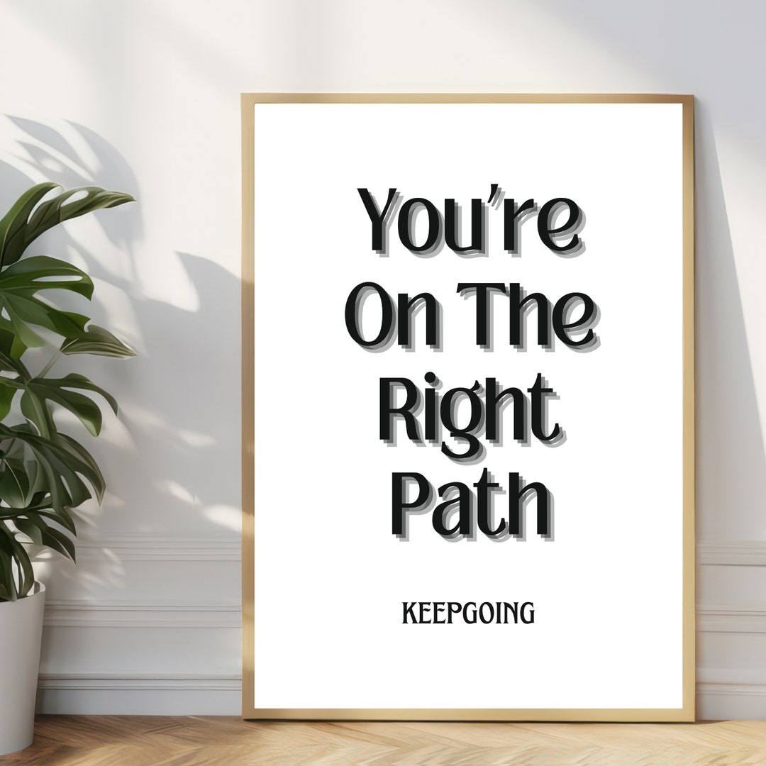 Path Affirmation You're on the Right Path | Daily Affirmation | Positive Affirmation ...