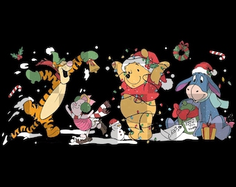 Winnie the Pooh PNG Digital Download, Pooh Bear Clipart, Instant Download, Nursery Art, DIY Craft