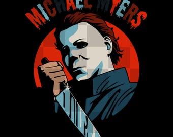 Michael Myers PNG, Halloween Design, Horror Movie Clipart, Spooky Printable, Scary Digital Art, Halloween Decor