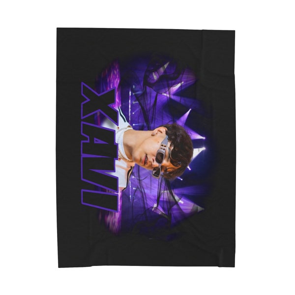Xavi Mexican Singer La Diabla Fan Blanket, Musician Throw Blanket, Mexican Music Gift