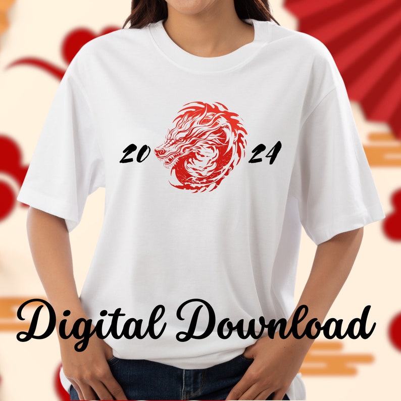 Chinese New Year Bundle, 2024 Dragon SVG, Chinese New Year, Feng Shui