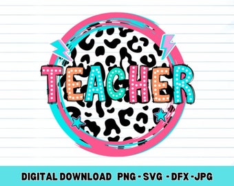 Teacher Dalmatian Print: Back To School Sublimation (Digital Download)