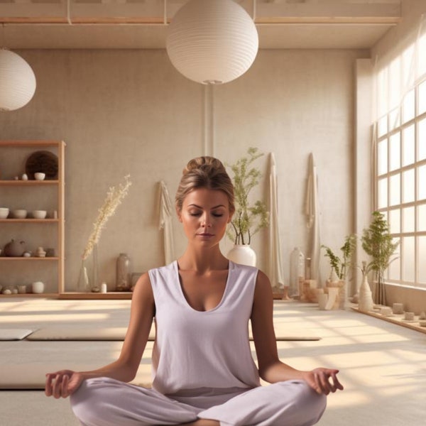 yoga studio Zoom Background, meditation background, Zen, Zoom Background, Home Office, digital Background, Virtual Background, Zoom Call