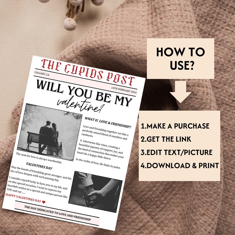 Valentines Newspaper Template Canva Valentines Day Newspaper Template Valentines Newspaper Template Canva Valentines Day Newspaper Template