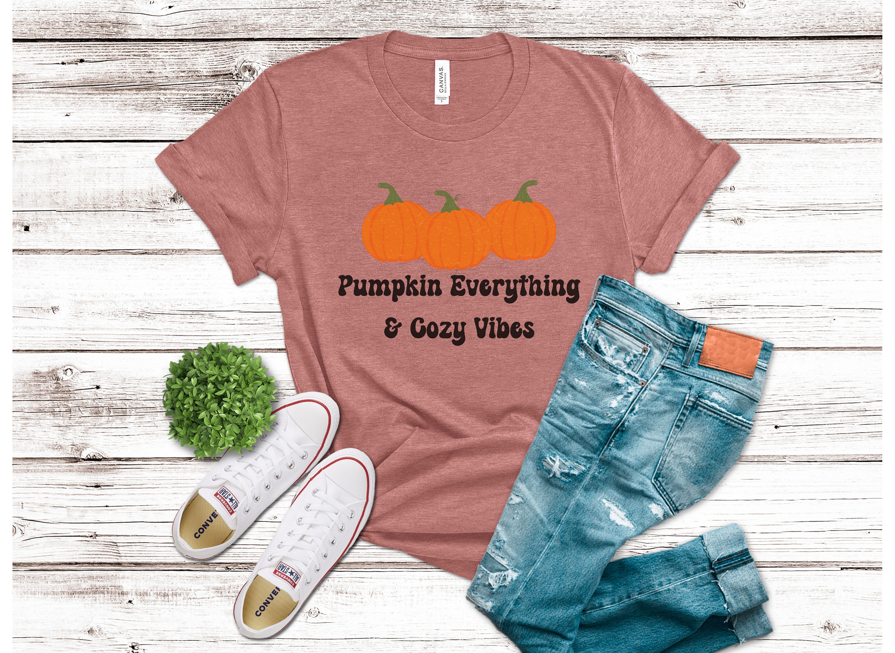 Discover Pumpkin Fall Shirt, Fall Shirt for Women Halloween Shirt, Flannel Pumpkin Patch Fall Shirt, Cute Autumn Tee, Spooky Shirt, Spooky VibesShirt