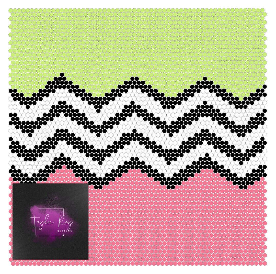 Neon Chevron Rhinestone Tumbler Template Ss16 4mm Skinny Straight 20oz ...