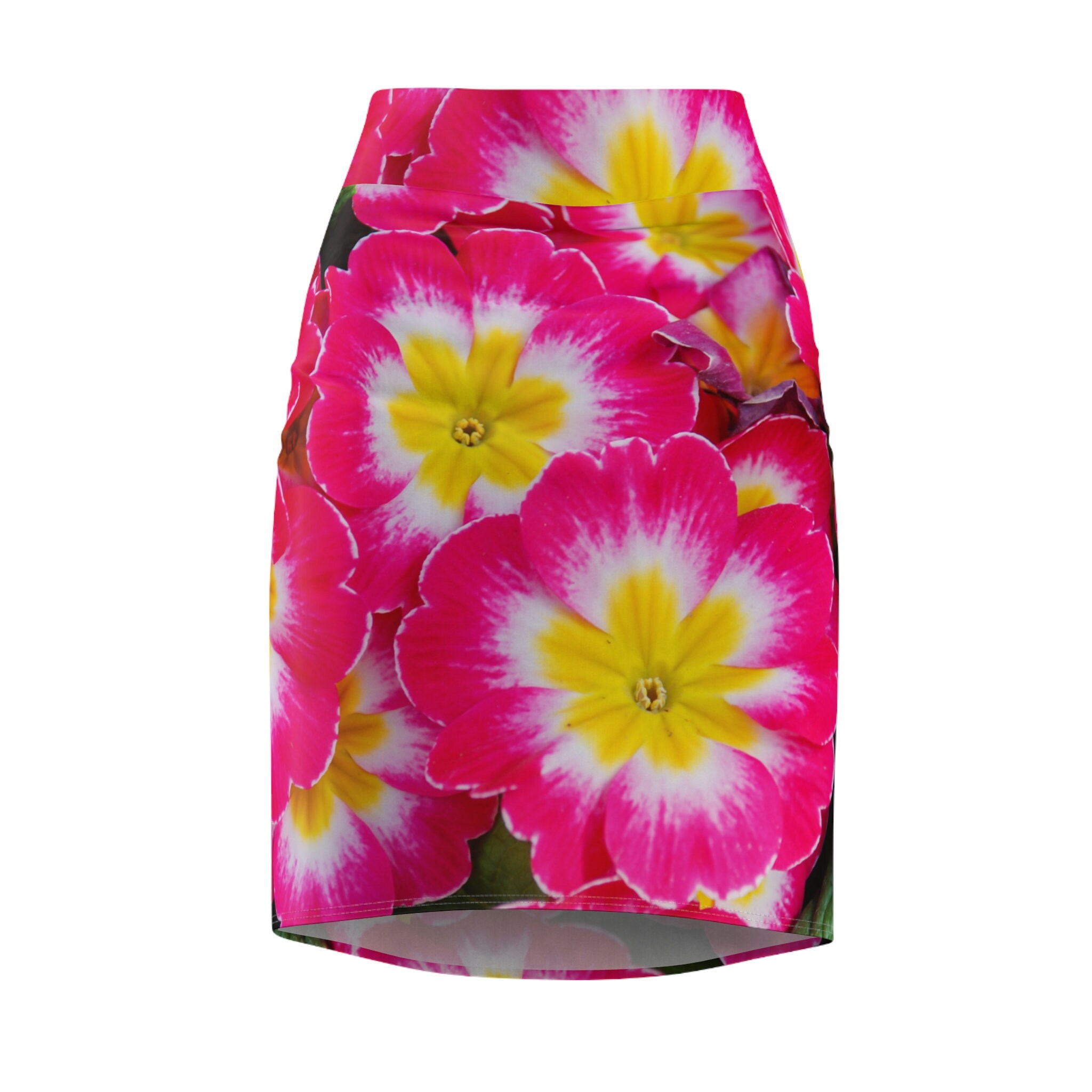 Vintage Floral Pattern Pencil Skirt - M main image 1