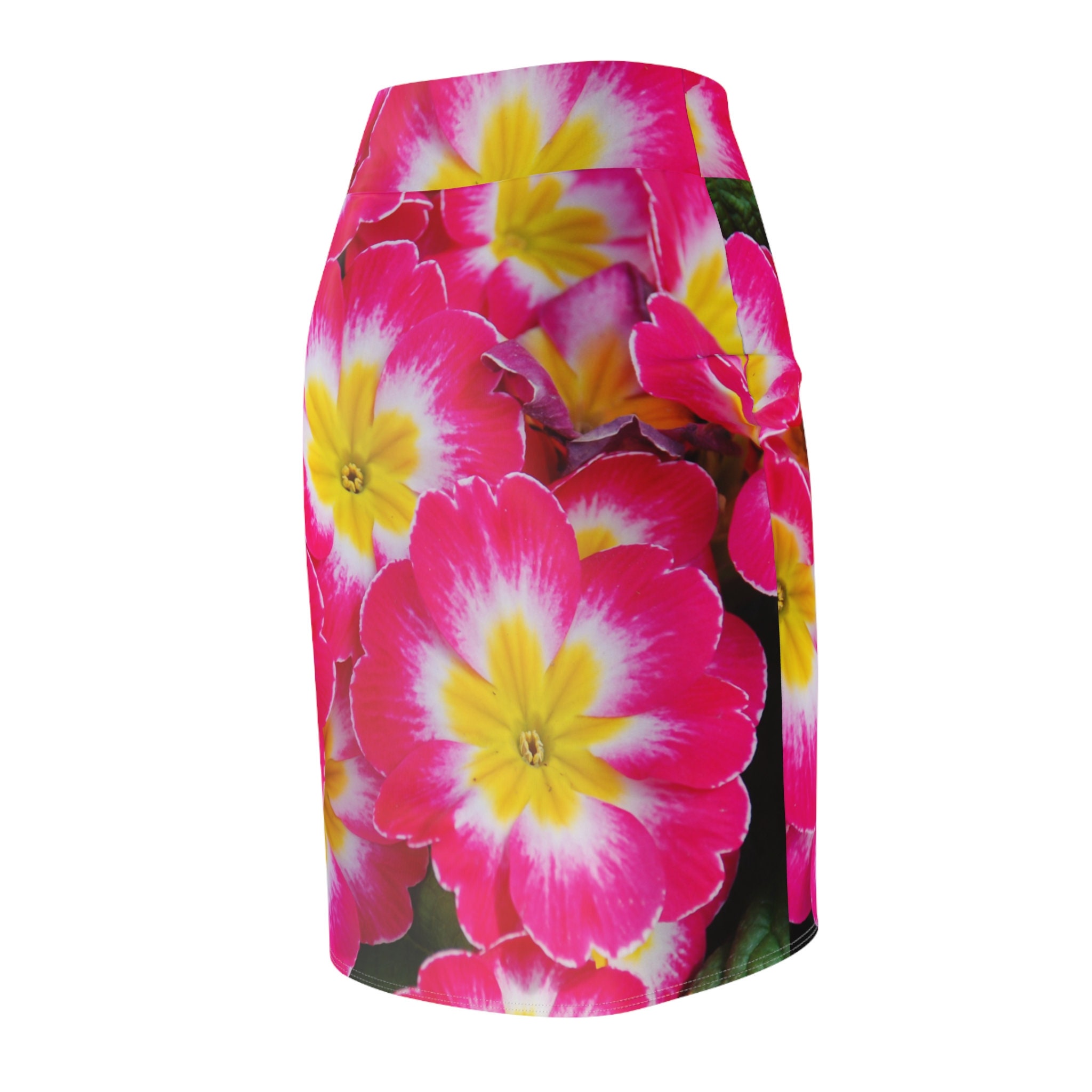 Vintage Floral Pattern Pencil Skirt - M main image 0