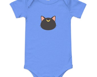 Anime inspired Luna Sailor Moon Baby short sleeve one piece
